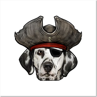 Dalmatian Pirate Posters and Art